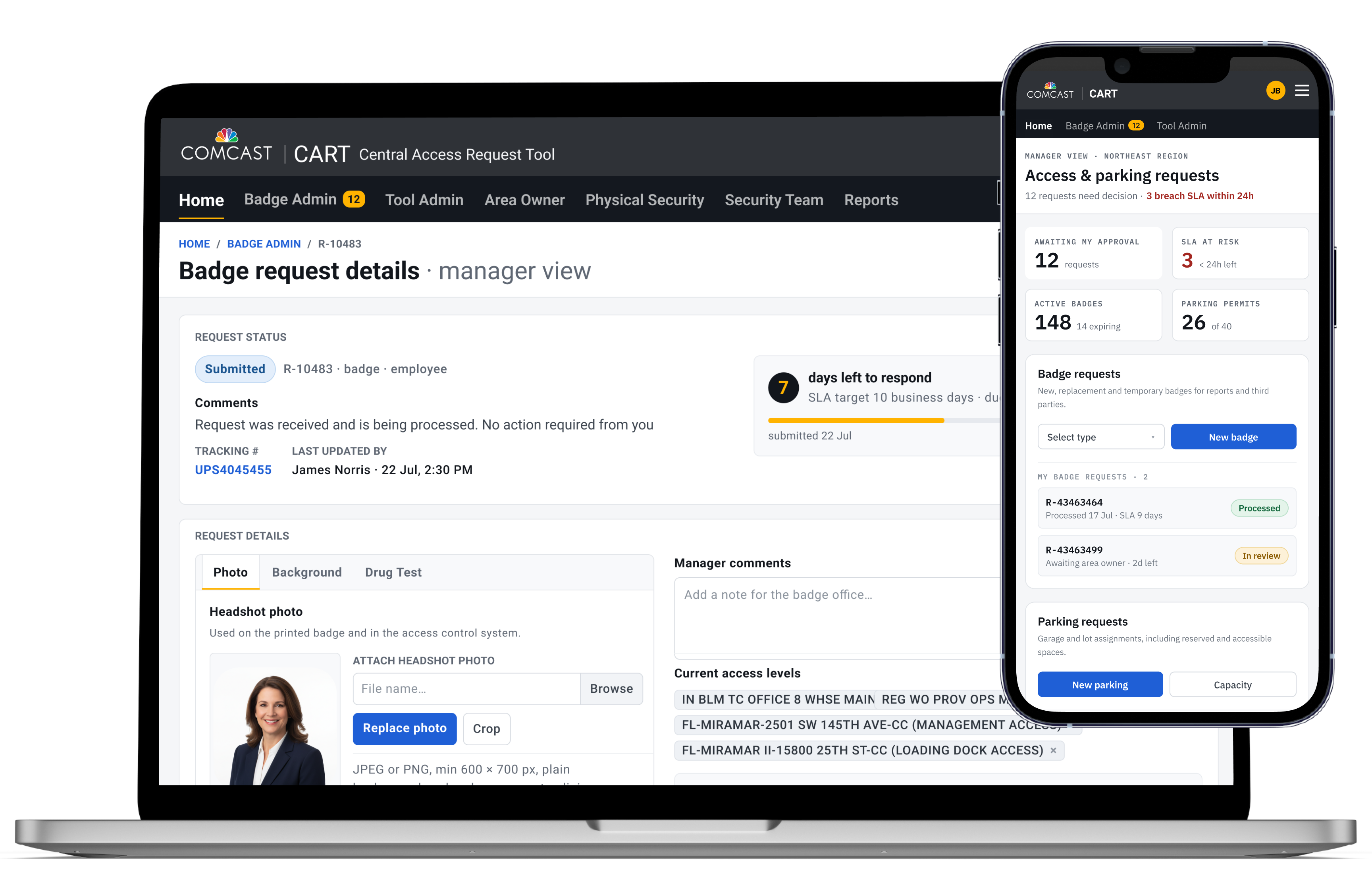 CART UI Mockup